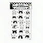 Set de stickers / Gatos - Miniatura 1