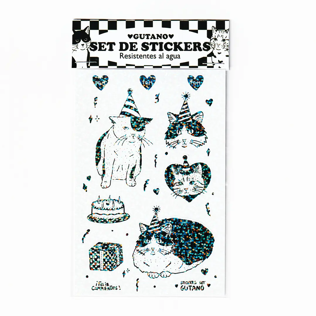 Set de stickers / Cumpleaños 1