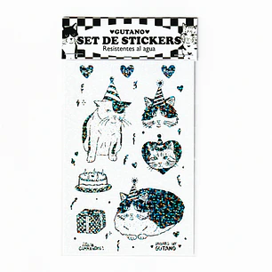 Set de stickers / Cumpleaños