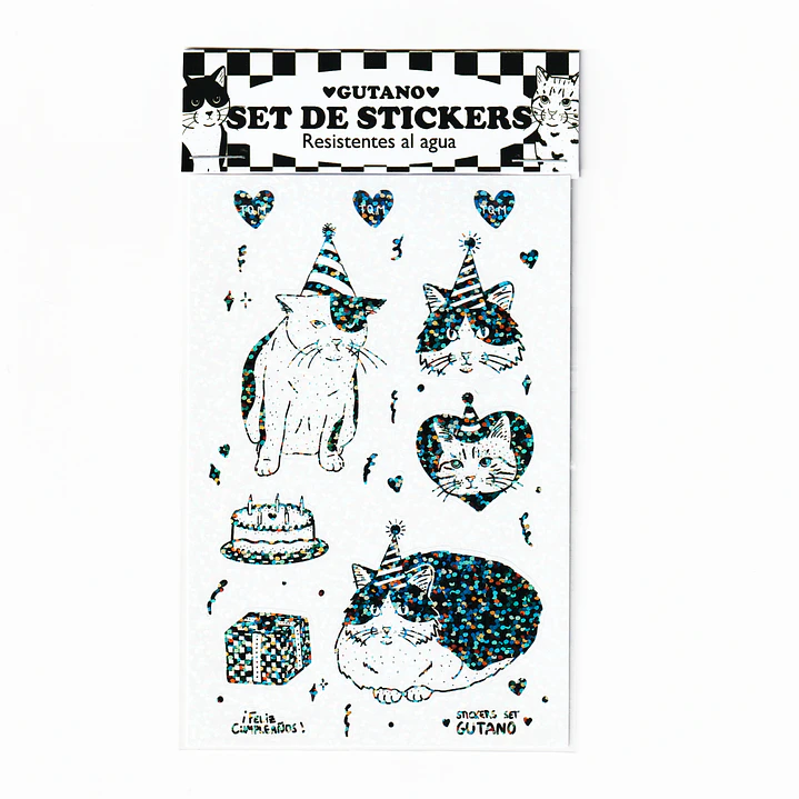 Set de stickers / Cumpleaños 1