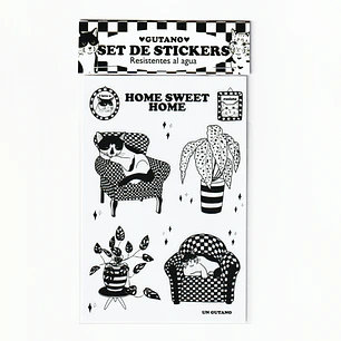 Set de stickers / Home sweet home