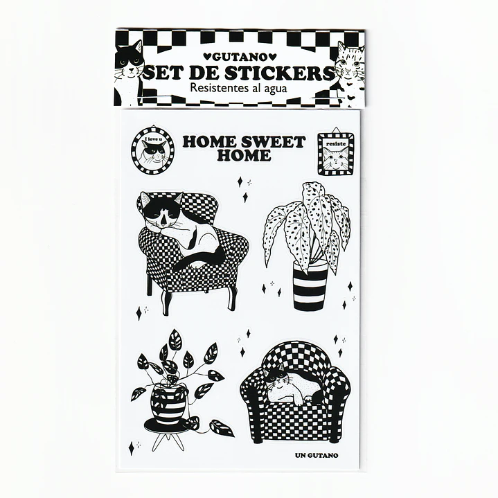 Set de stickers / Home sweet home 1