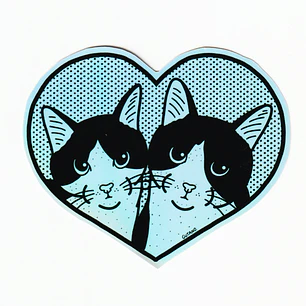 Sticker siempre juntos
