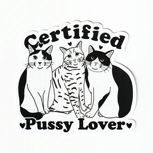 Sticker o Iman /  pussy lover