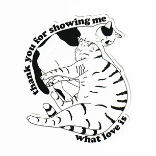 Sticker o Iman /  thank you for showing me what love is
