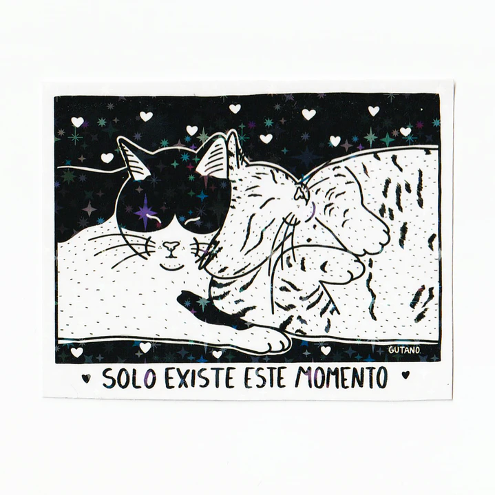 Sticker Solo existe este momento 1