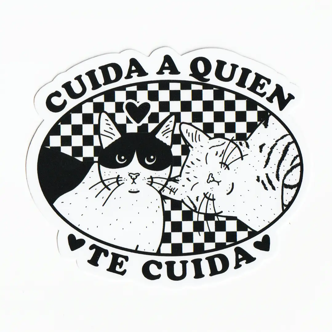 Sticker cuida a quien te cuida 1