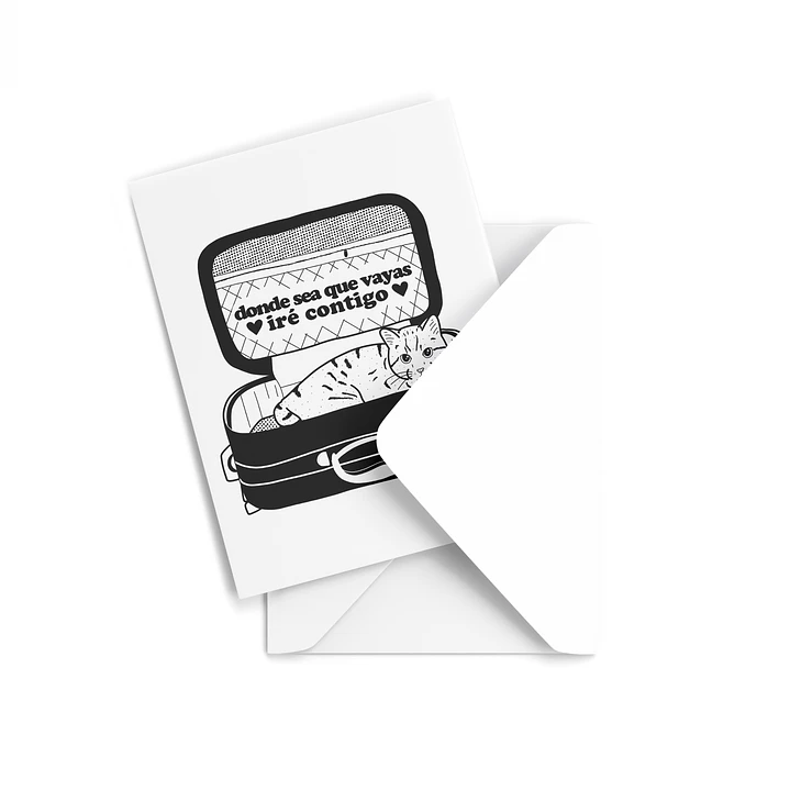 Tarjeta de regalo Viajaré contigo 1