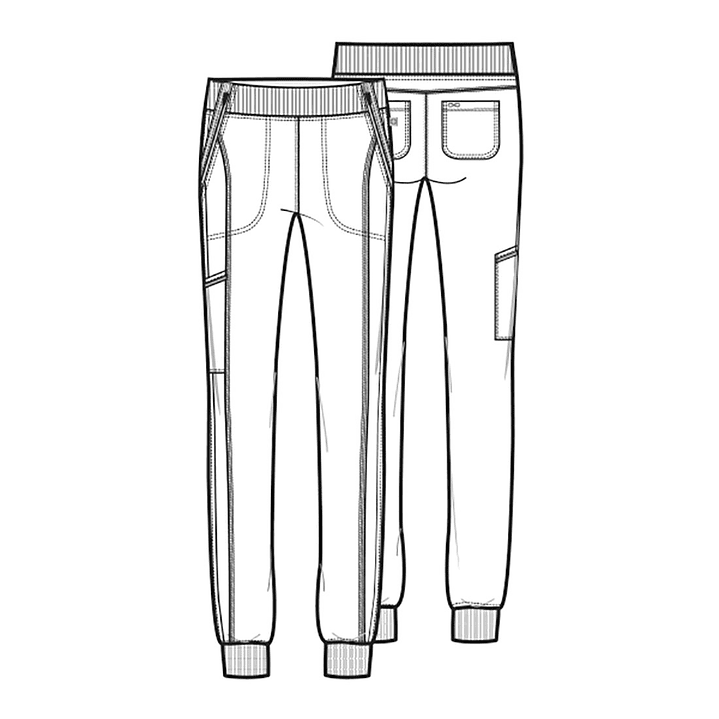 Pantalón Mujer Joggers de Tiro Medio CK110A 21