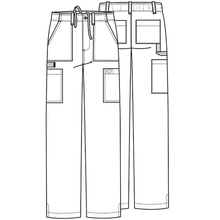 Pantalón de Tiro Natural con Cordón Elástico DK015 21