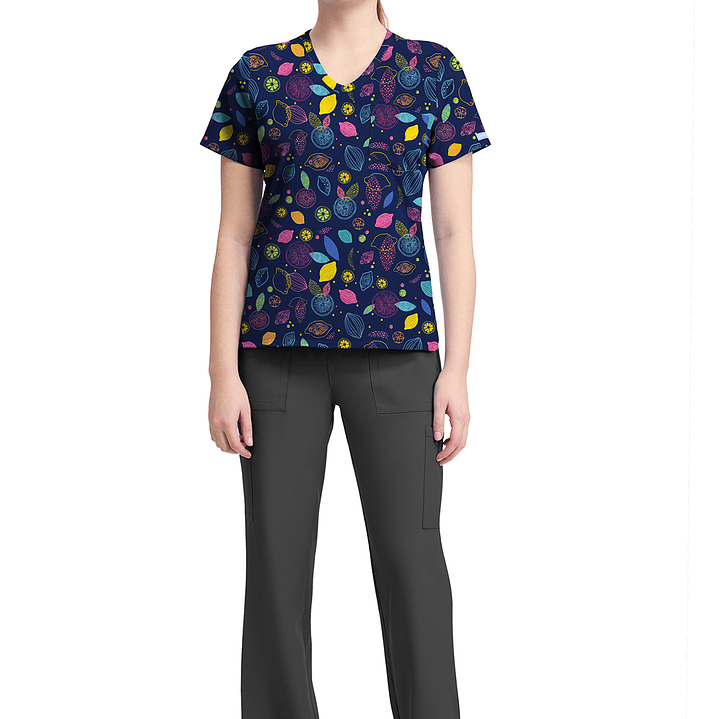 Top Diseño Mujer con Cuello en V CK857 2