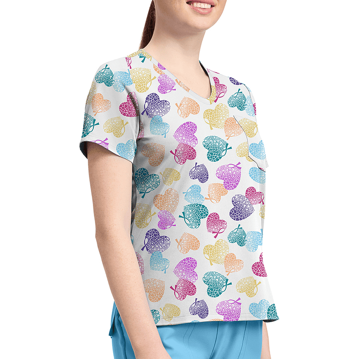 Top Diseño Mujer con Cuello en V CK857 24