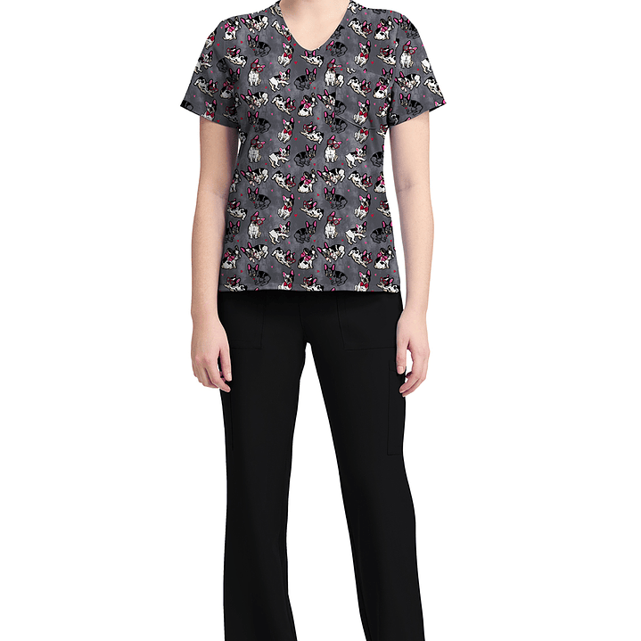 Top Diseño Mujer con Cuello en V CK857 17