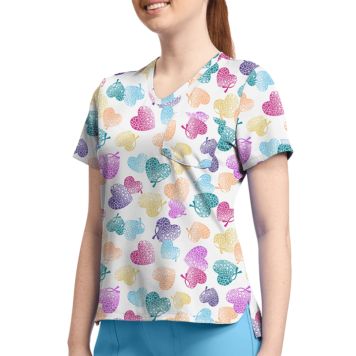 Top Diseño Mujer con Cuello en V CK857 23