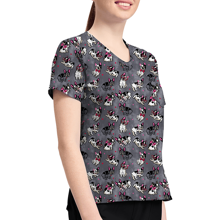 Top Diseño Mujer con Cuello en V CK857 19