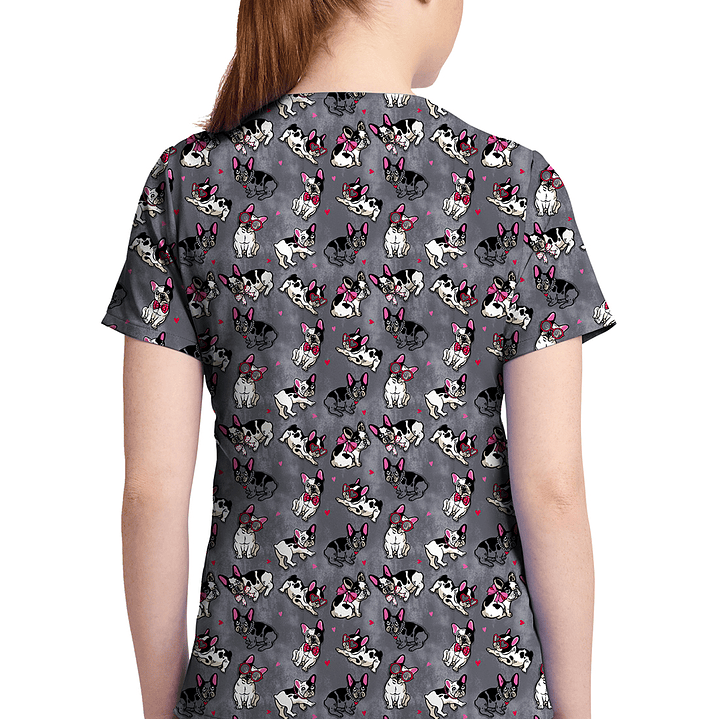 Top Diseño Mujer con Cuello en V CK857 20