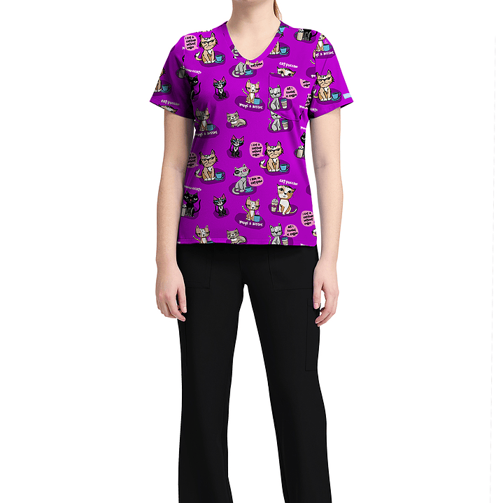 Top Diseño Mujer con Cuello en V CK857 12