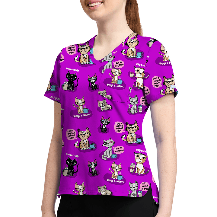 Top Diseño Mujer con Cuello en V CK857 13