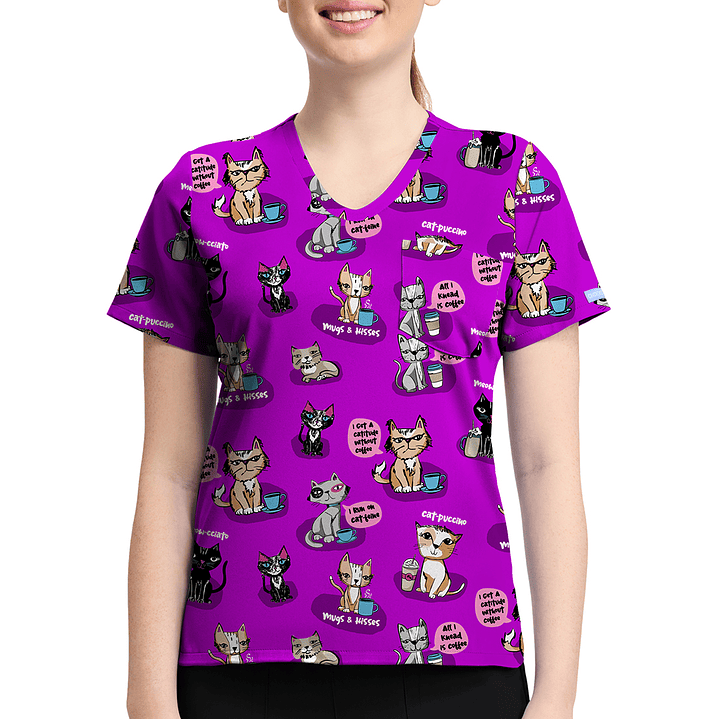 Top Diseño Mujer con Cuello en V CK857 11