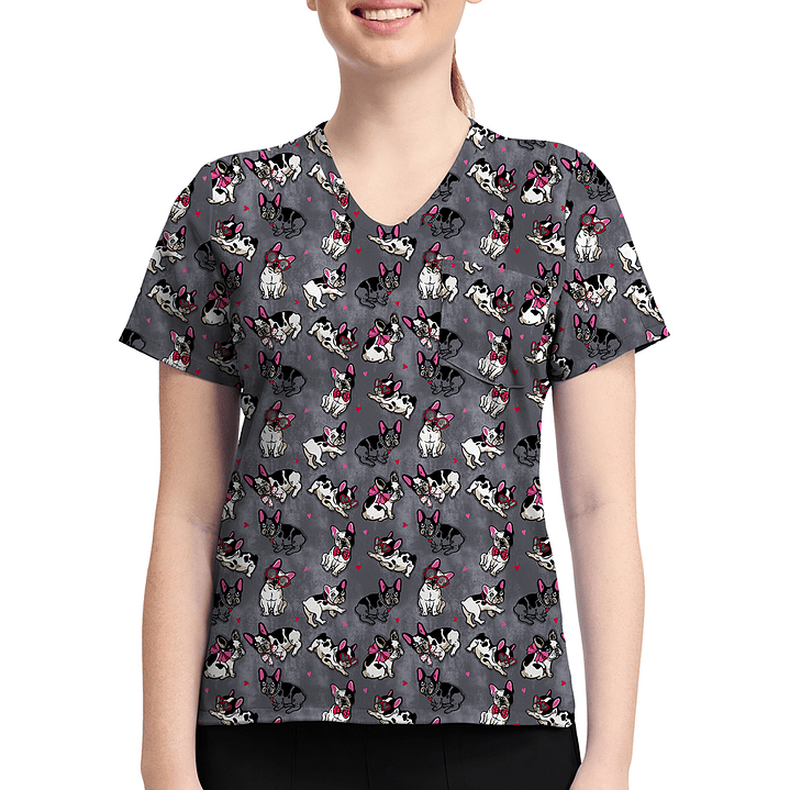 Top Diseño Mujer con Cuello en V CK857 16