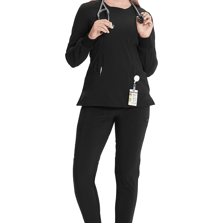 Top Mujer Manga Larga Cuello Redondo CK781A 2