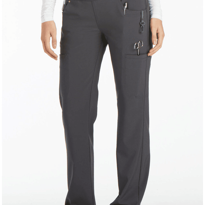 Pantalón Mujer Pierna Recta y Tiro Medio Elasticado CK002 16