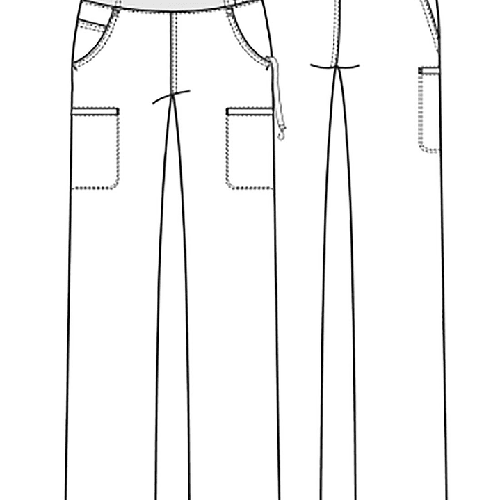 Pantalón Mujer Pierna Recta y Tiro Medio Elasticado CK002 20