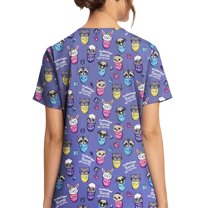 Top Diseño Mujer con Cuello en V CK856 12