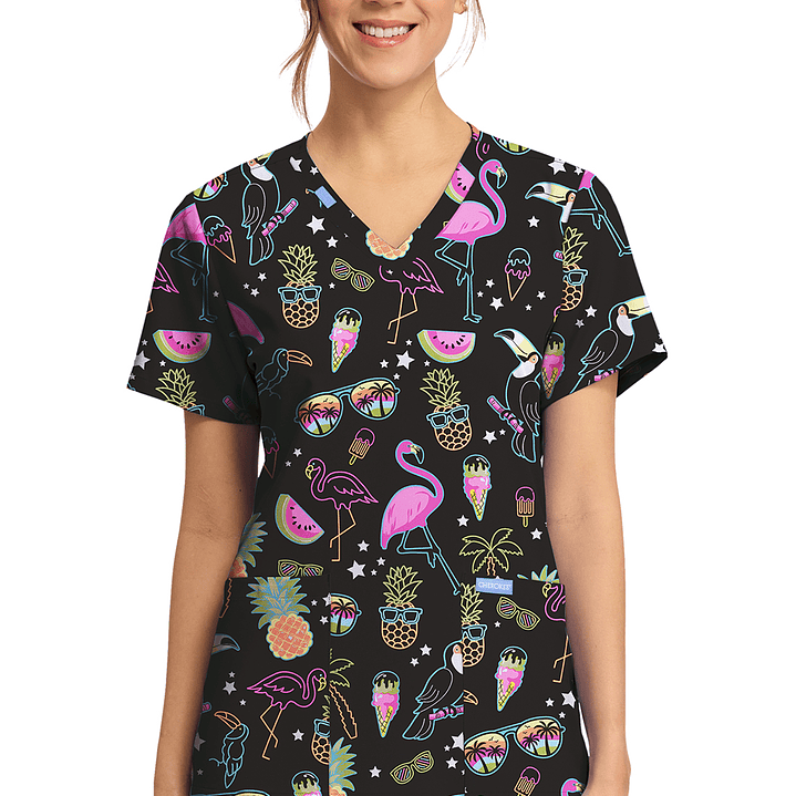 Top Diseño Mujer con Cuello en V CK856 17