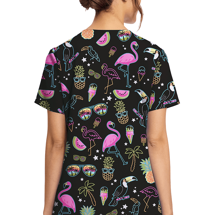 Top Diseño Mujer con Cuello en V CK856 20