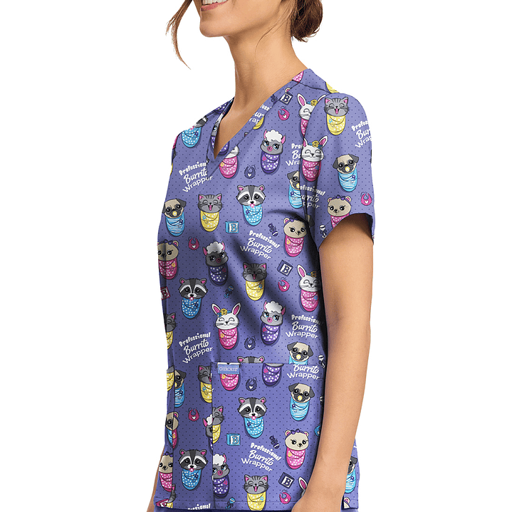 Top Diseño Mujer con Cuello en V CK856 11