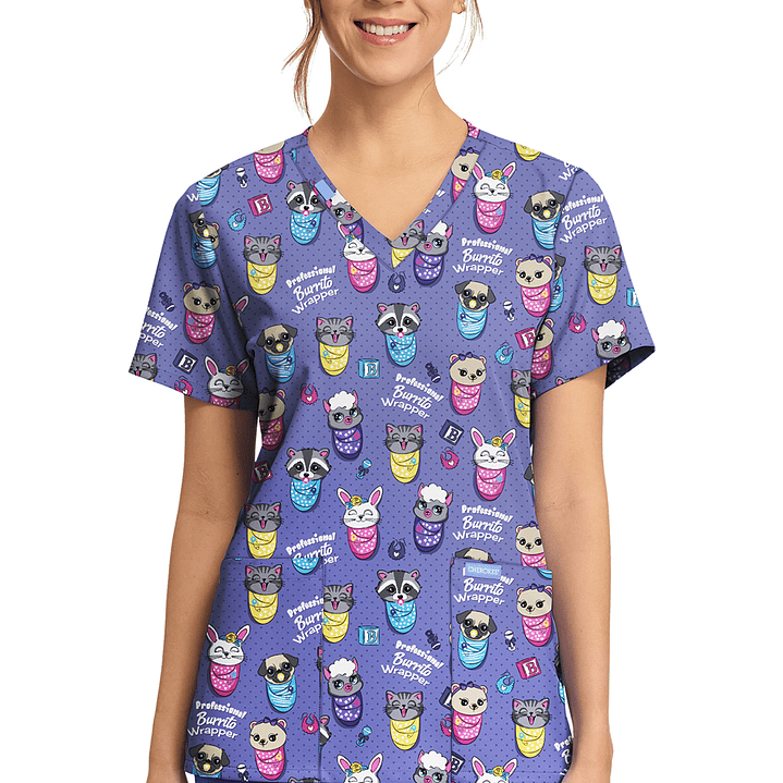 Top Diseño Mujer con Cuello en V CK856 9