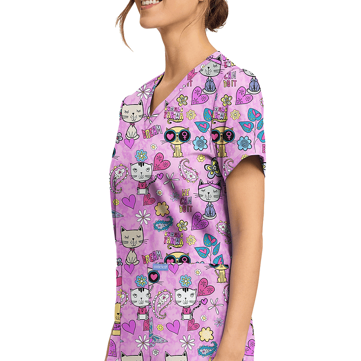 Top Diseño Mujer con Cuello en V CK856 23