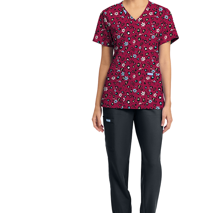 Top Diseño Mujer con Cuello en V CK856 2