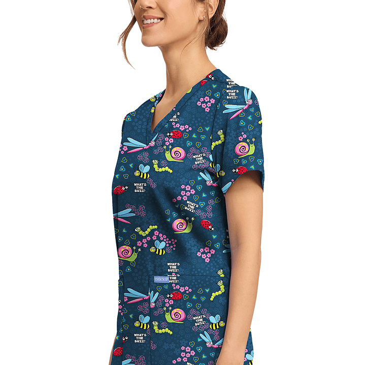 Top Diseño Mujer con Cuello en V CK856 44