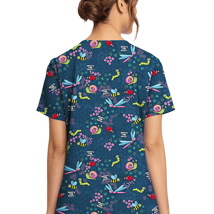 Top Diseño Mujer con Cuello en V CK856 45