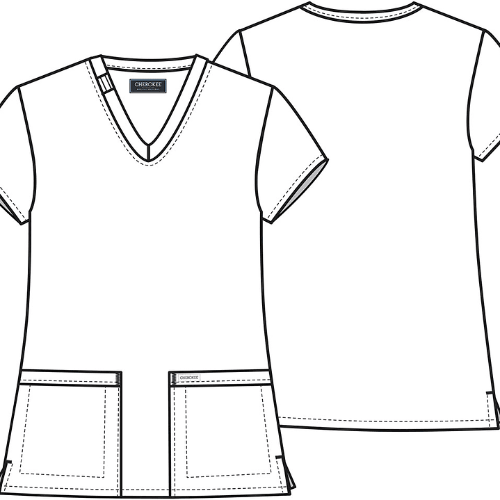 Top Mujer con Cuello en V CK953A 25