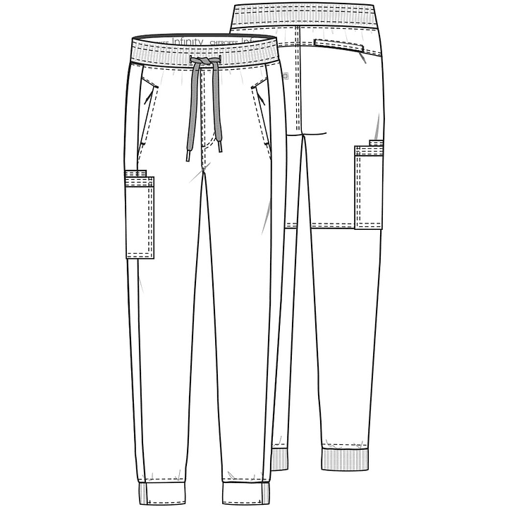 Pantalón Hombre Jogger de Tiro Medio CK004A 21