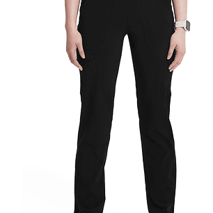 Pantalón Mujer de Tiro Medio Elasticado CK065A