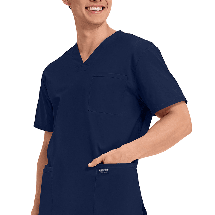 Top Hombre Cherokoee Cuello en V WW695 9