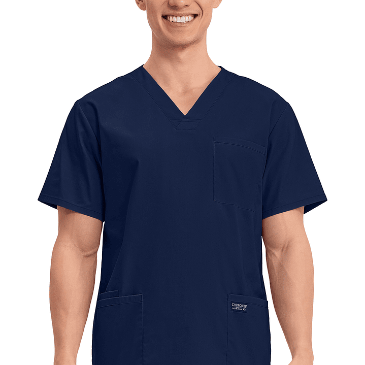 Top Hombre Cherokoee Cuello en V WW695 6