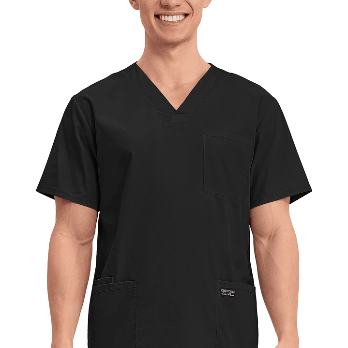 Top Hombre Cherokoee Cuello en V WW695 1