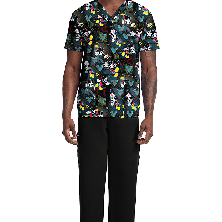 Top Diseño Hombre con Cuello en V TF788 2