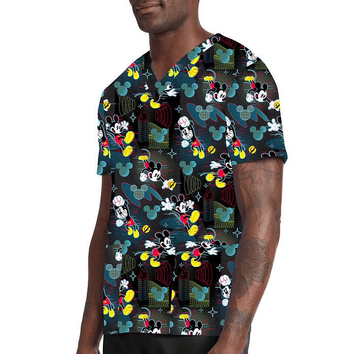 Top Diseño Hombre con Cuello en V TF788 3