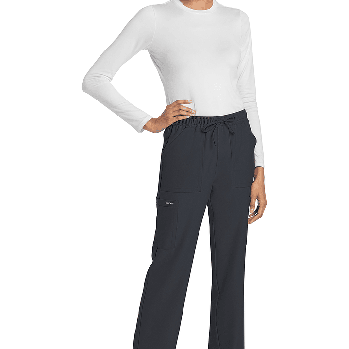 Pantalón Mujer Cargo de Tiro Medio con Cordón Ajustable CK272A 17