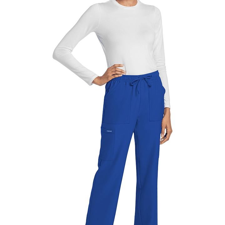 Pantalón Mujer Cargo de Tiro Medio con Cordón Ajustable CK272A 12