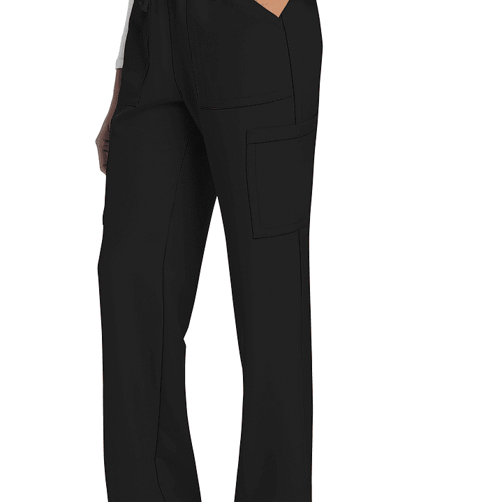 Pantalón Mujer Cargo de Tiro Medio con Cordón Ajustable CK272A 4
