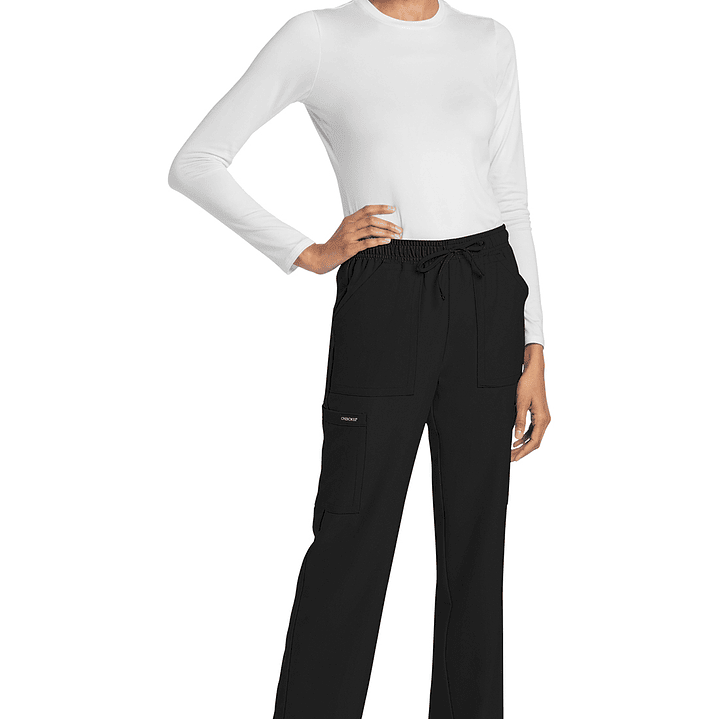 Pantalón Mujer Cargo de Tiro Medio con Cordón Ajustable CK272A 2