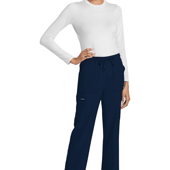 Pantalón Mujer Cargo de Tiro Medio con Cordón Ajustable CK272A 7