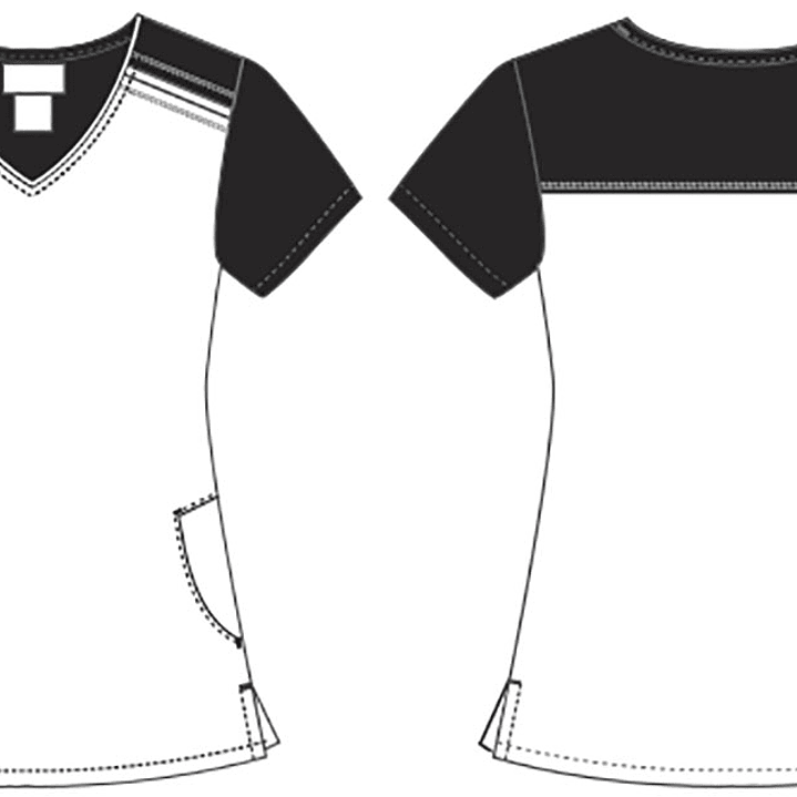 Top Diseño Mujer con Cuello en V TF639 12